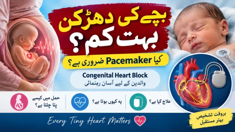 Congenital Heart Block — Very Slow Heartbeat in Babies (Urdu)
