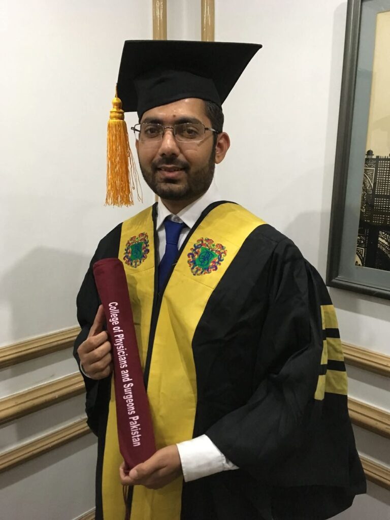 Dr. Abid Ali Malik at his convocation